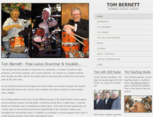 Tablet Screenshot of bernettmusic.com